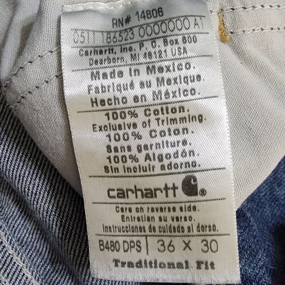 Carhartt Traditional Fit Straight Leg Jeans - Picture 13 of 14